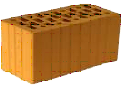 Блок керамический поризованный пустотелый 2NF (СТБ-1719-2007)
