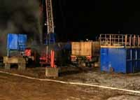 Ликвидация аварии на хранилище газа в Каменецком районе